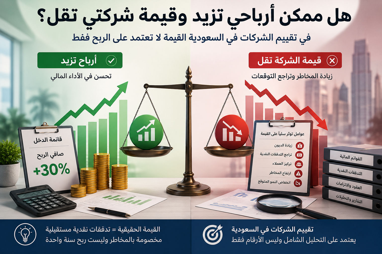 تقييم الشركات في السعودية