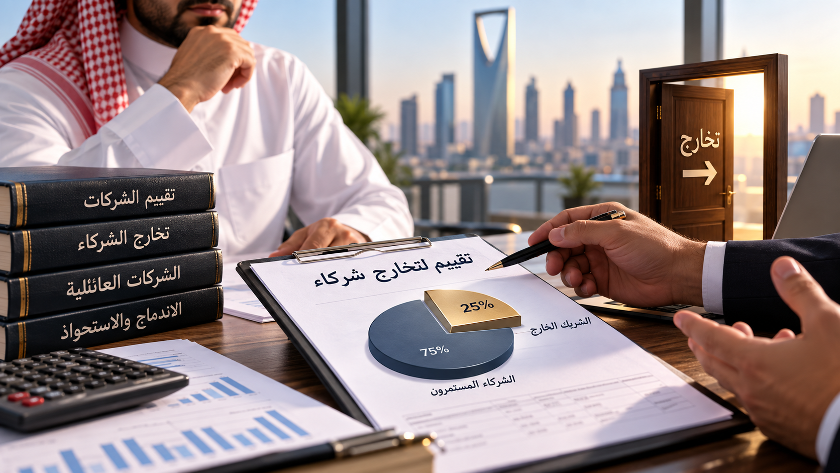 تقييم لتخارج شركاء في الشركات العائلية