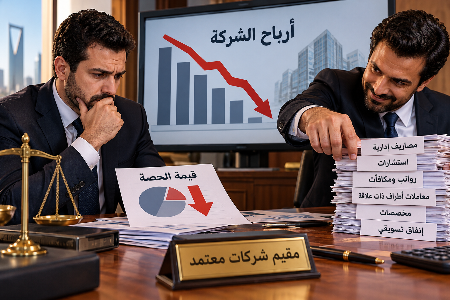 مقيم شركات معتمد وتخفيض الأرباح